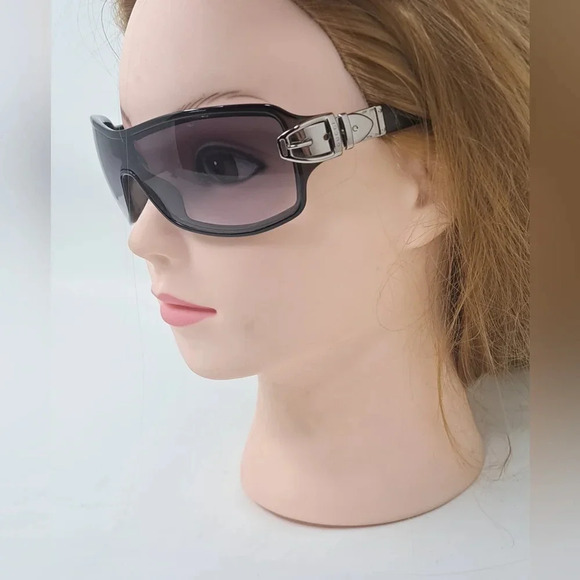 Gucci Women's Sunglasses Wrap Vintage Belt Buckle Temple  Purple GG 2590/S Optyl - Picture 3 of 16